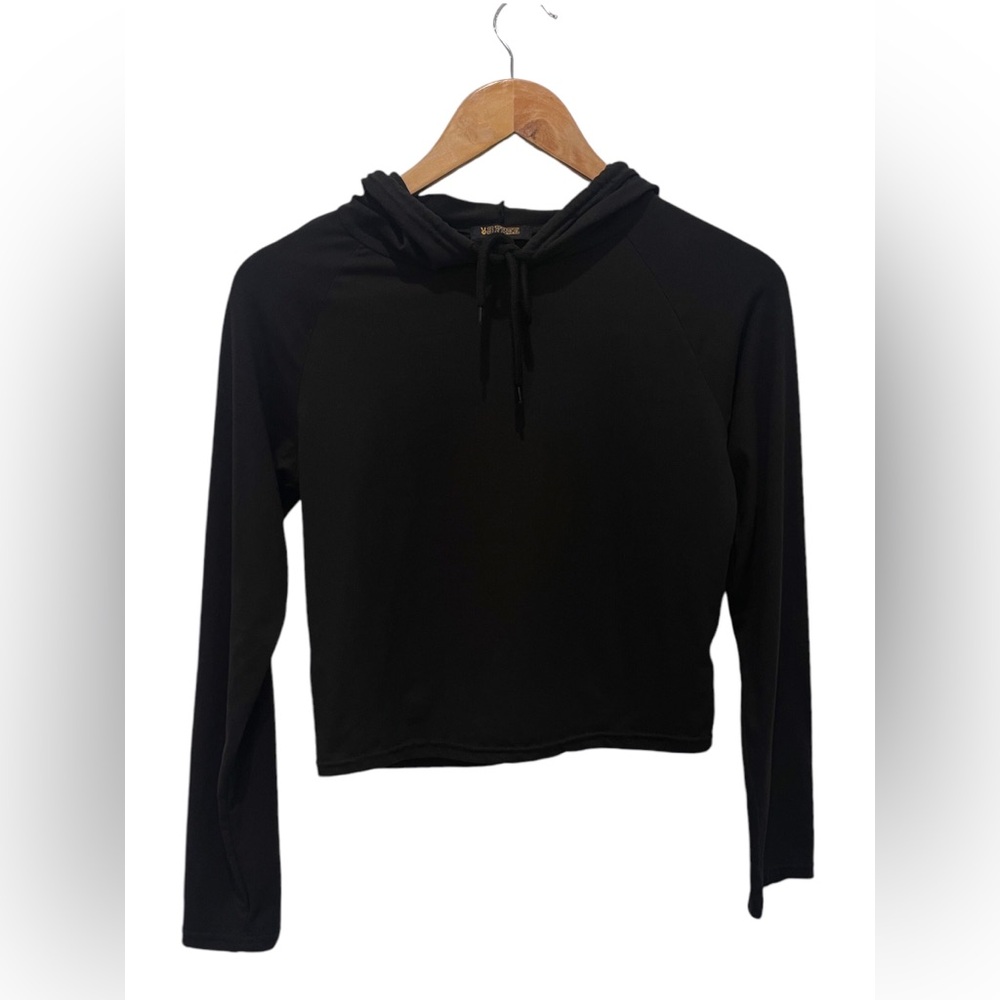 B Free Black Crop Top Hoodie XL